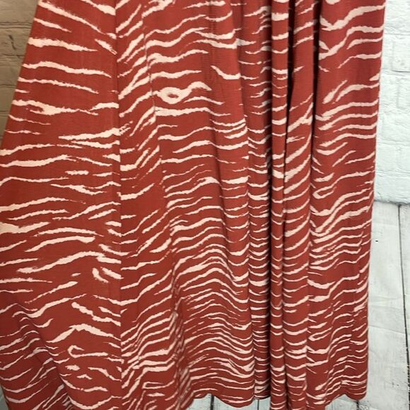 City Chic Maxi Ginger Tiger Max Dress XS Size 14 - Picture 7 of 8